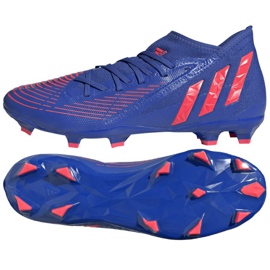 Adidas Predator Edge.3 Fg M GW2276 kopačke plava plave i crvene