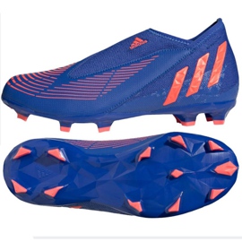 Kopačke Adidas Predator Edge.3 Ll Fg Jr GW2359 plava blues i tamnoplava