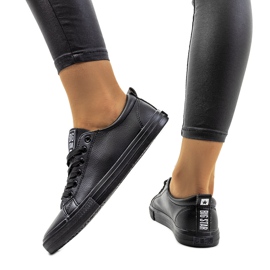 Ženske crne tenisice Big Star JJ274312 crna