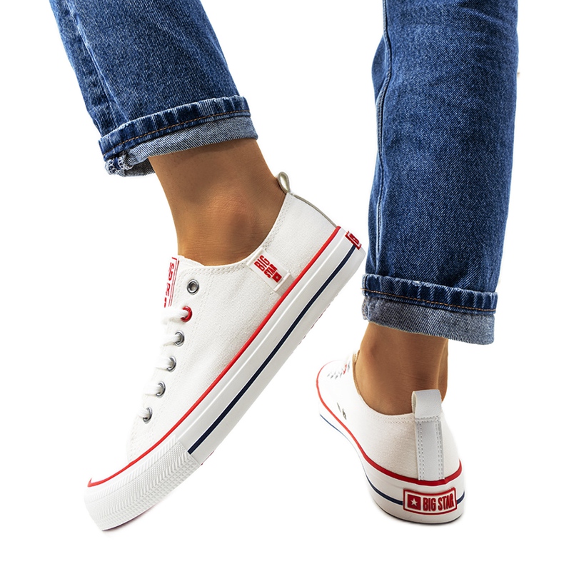 Klasične bijele tenisice Big Star JJ274123 bijela