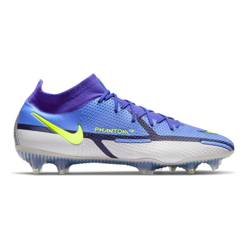 Nogometne cipele Nike Phantom GT2 Dynamic Fit Elite Fg M CZ9889-570 plava / srebrna plava