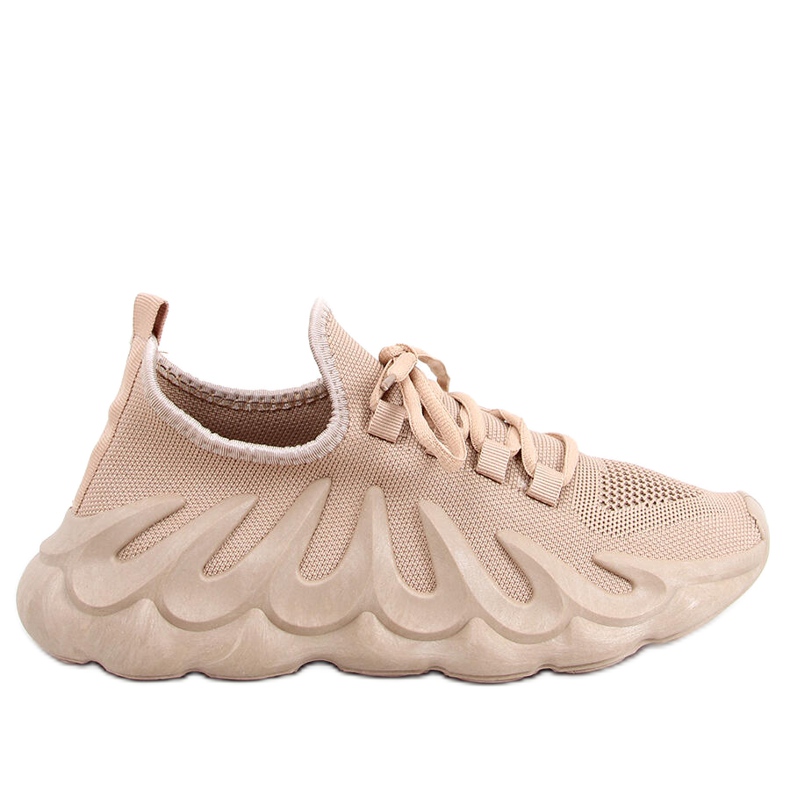 Sportske cipele s bendom kaki čarapa bež