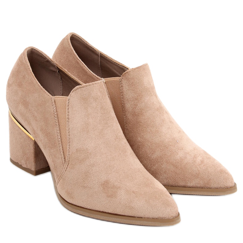 Brenda Khaki visoke potpetice bež kaki