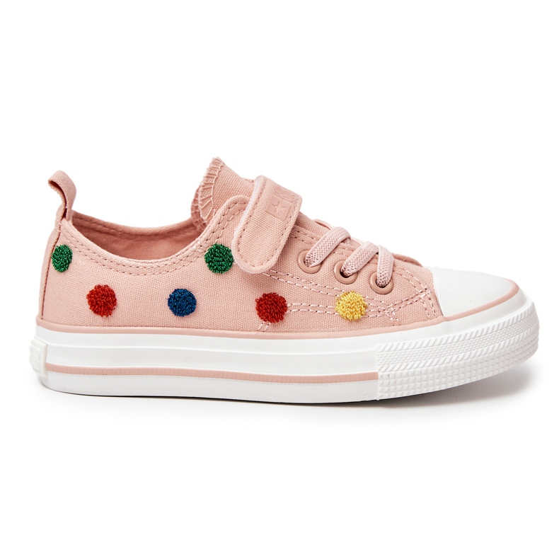 Dječje tenisice s čičakom Big Star JJ374054 Pink ružičasta