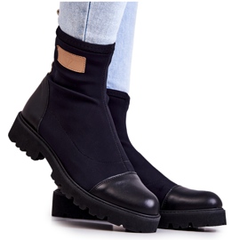 Slip-on od tkanine Nicole Black 2705 crna