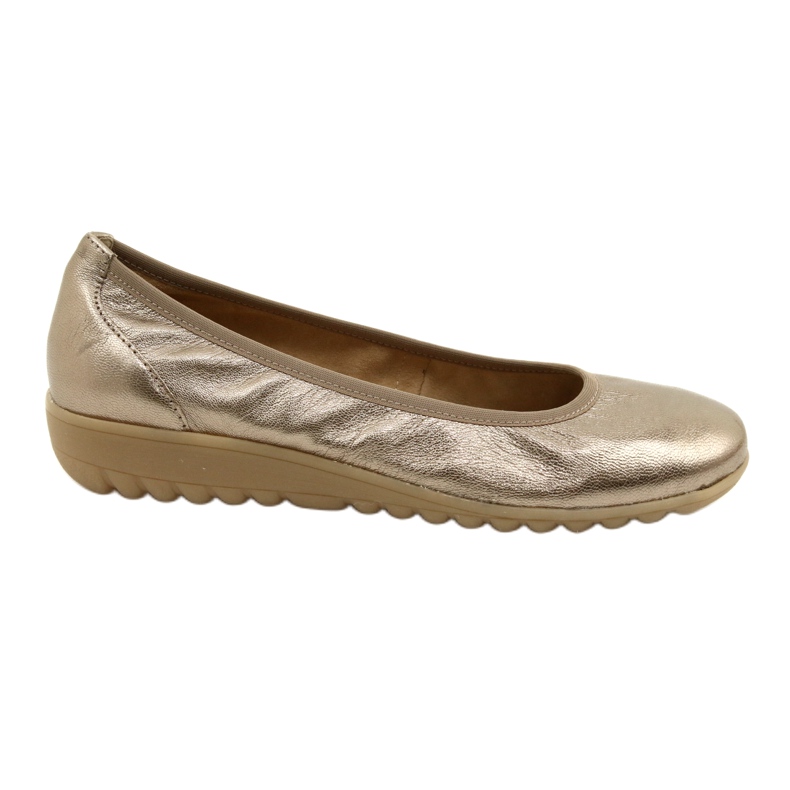Caprice Ballerina Taupe Metallic 9-22161-28 bež raznobojna zlatna