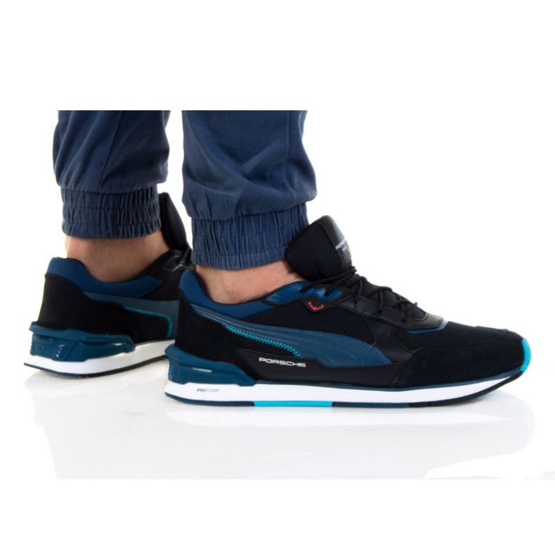 Puma Pl Low Racer M 306880 01 crno plava