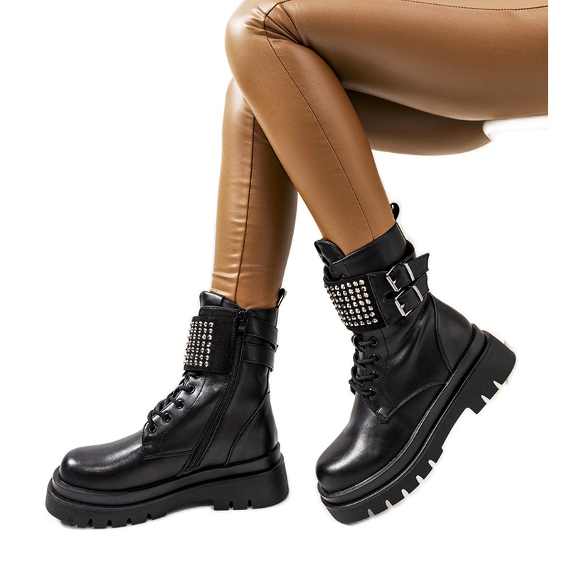 Crne Mirama izolirane čizme crno