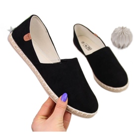 Slip na espadrile s izrezima Novosti W EVE270A crne crna