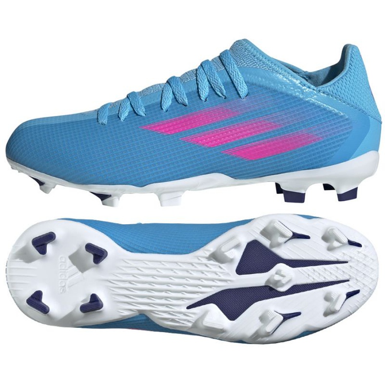 Cipele Adidas X Speedflow.3 Fg J Jr GW7486 plava plava