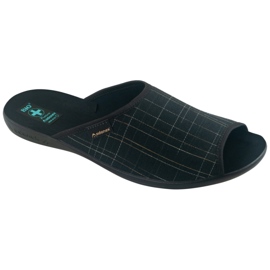 Adanex muške papuče papuče 25954 crne crna