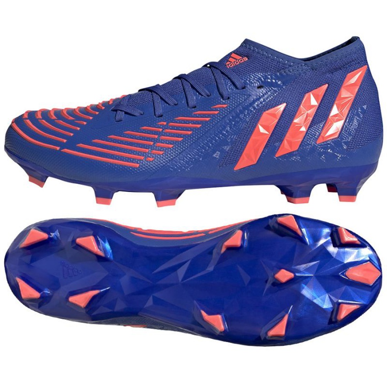 Adidas Predator Edge.2 Fg M GW2270 kopačke plava plava i tamnoplava