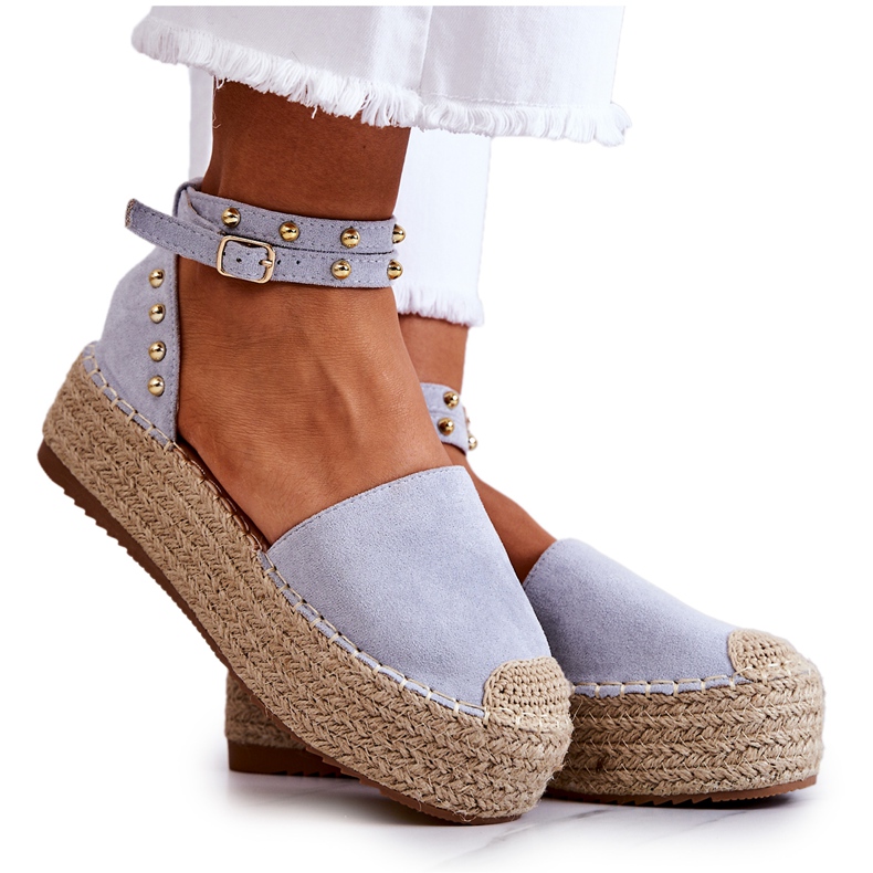 FB2 Espadrile sandale s plavim Lillian Jets plava