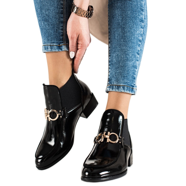 W. Potocki Elegantne Slip-on Potocki čizme crno