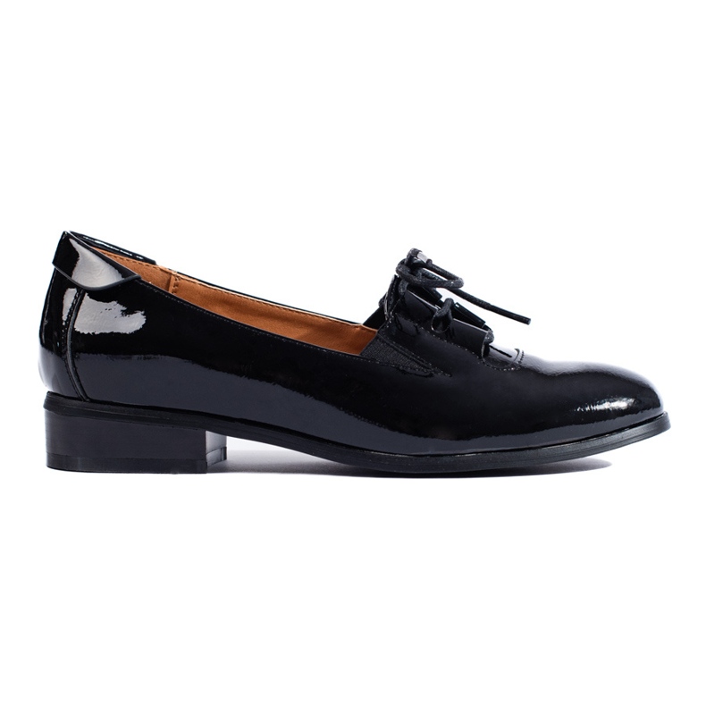 W. Potocki Elegantne cipele Potocki na vezanje crno