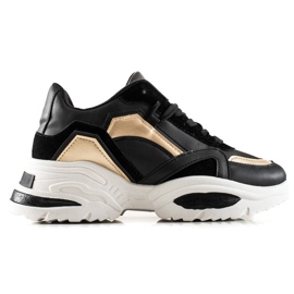 TRENDI Tenisice od eko kože crna