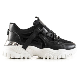 TRENDI Modne tenisice sa sjajem crna