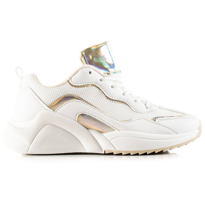 TRENDI Tenisice s Holo efektom bijela