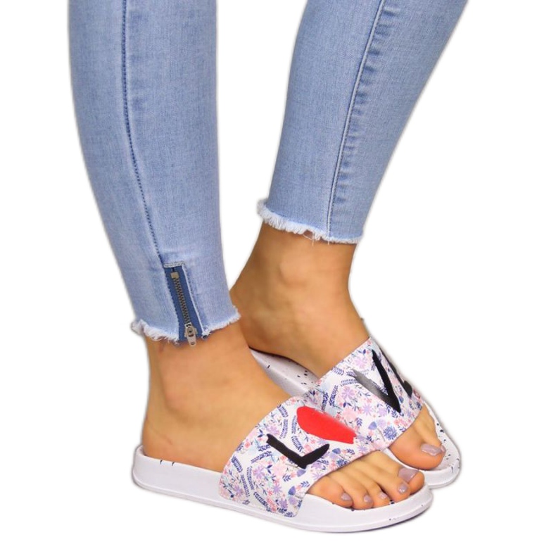 Gumene papuče Big Star W INT1148A bijele bijela