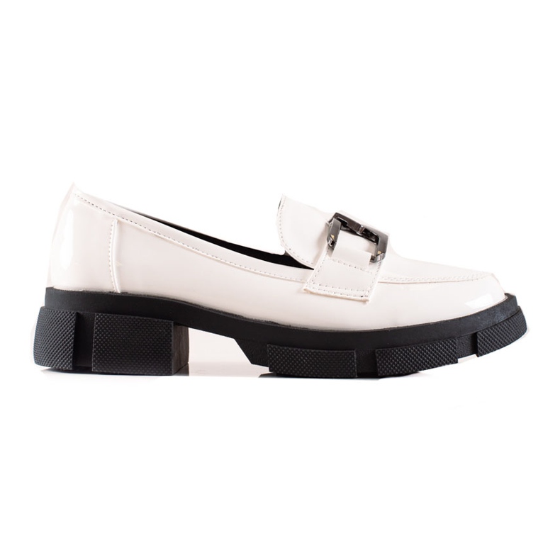 Goodin Loaferice s eko kožom na platformi bijela