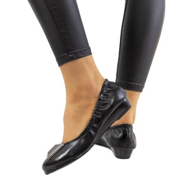 BM Crne balerine na klin Sofia crna