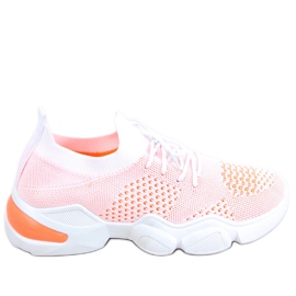 Harri Orange čarape bijela narančasta