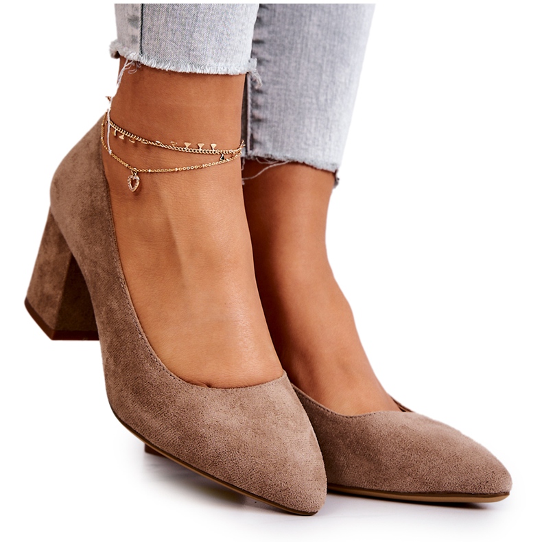 Suede cipele Sergio Leone PB411 Bež smeđa