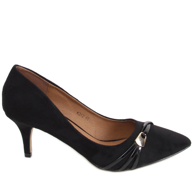 Pumpe na stiletto petu April Black crno
