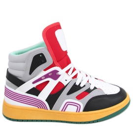 Pall Grey Green visoke tenisice bijela crna crvena višebojan