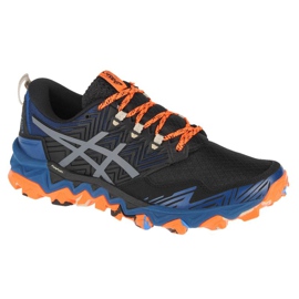 Asics Gel-FujiTrabuco 8 M 1011A668-400 crna plava narančasta siva