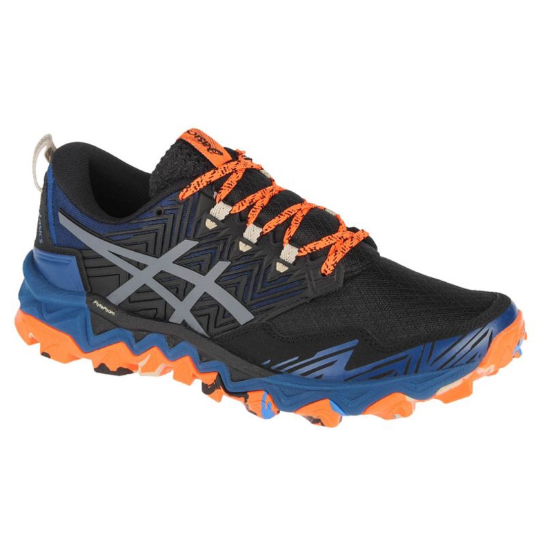 Asics Gel-FujiTrabuco 8 M 1011A668-400 crno plava naranča siva
