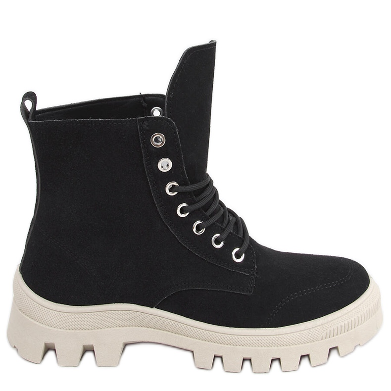 Mariko Crne treking tenisice do gležnjeva crno