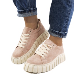 Ružičaste tenisice na platformi Mirabel ružičasta