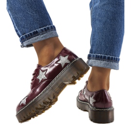 Kestenjaste cipele sa zvijezdama Starl crvena višebojan