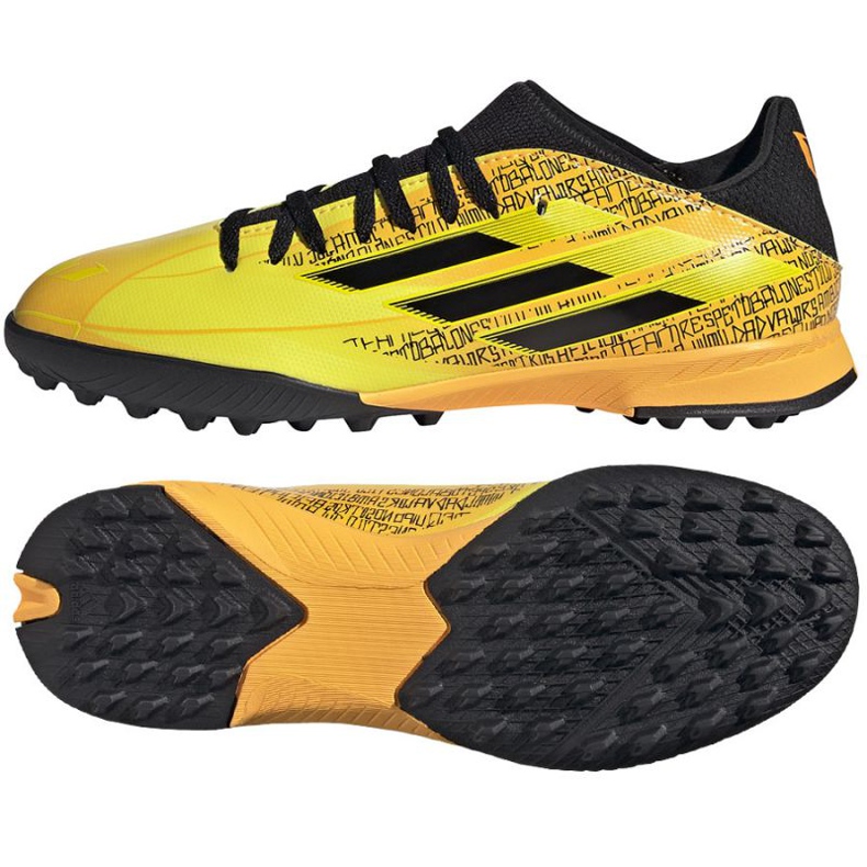 Kopačke Adidas X Speedflow Messi.3 Tf Jr GW7424 žuta boja