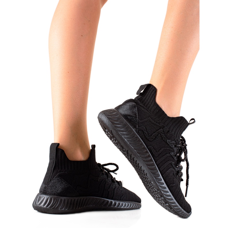 TRENDI Modne crne tenisice crno