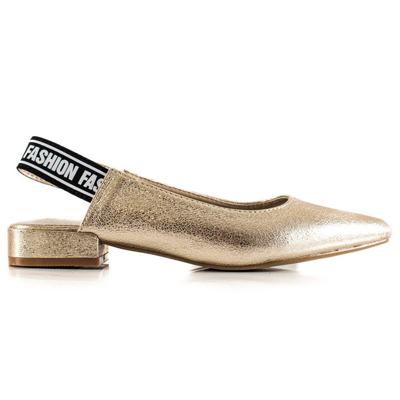 Goodin Pumpe s otkrivenom petom zlatna