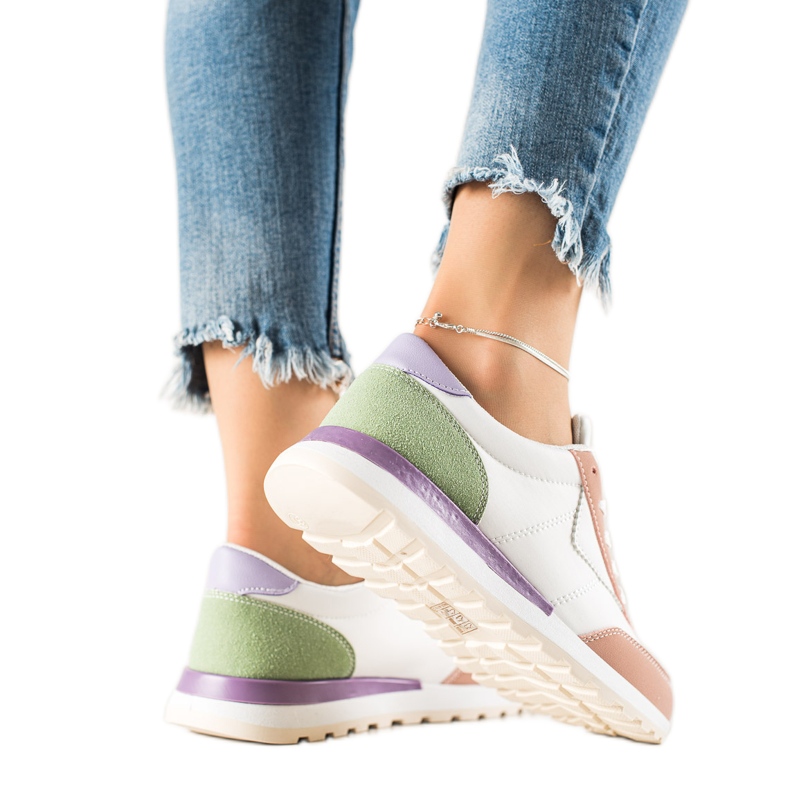 TRENDI Šarene sportske cipele bijela raznobojna