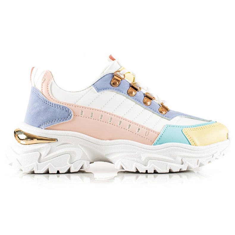 TRENDI Elegantne šarene tenisice bijela raznobojna