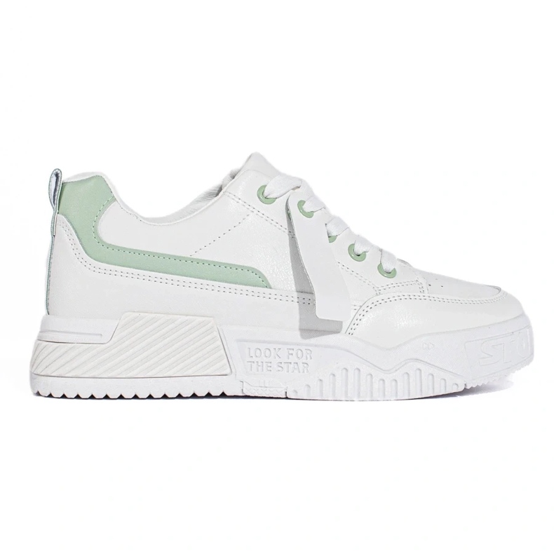 TRENDI Tenisice s modom od eko kože bijela