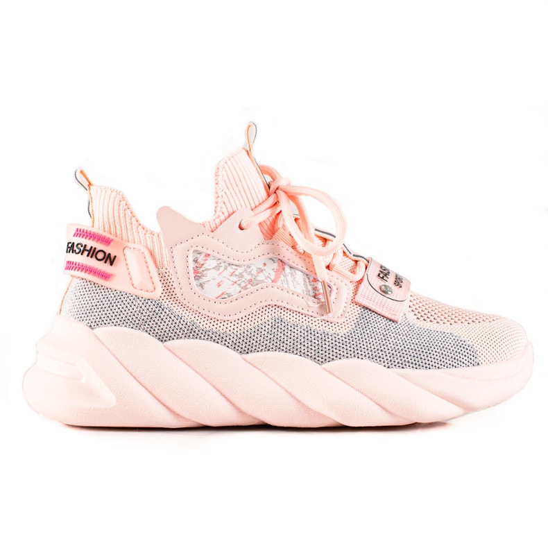 Weide Udobne modne tenisice ružičasta