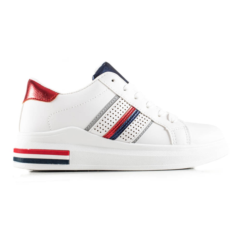 TRENDI Ležerne bijele sportske cipele bijela