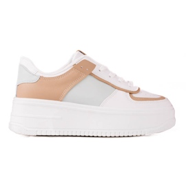 TRENDI Modne tenisice na širokoj platformi raznobojna