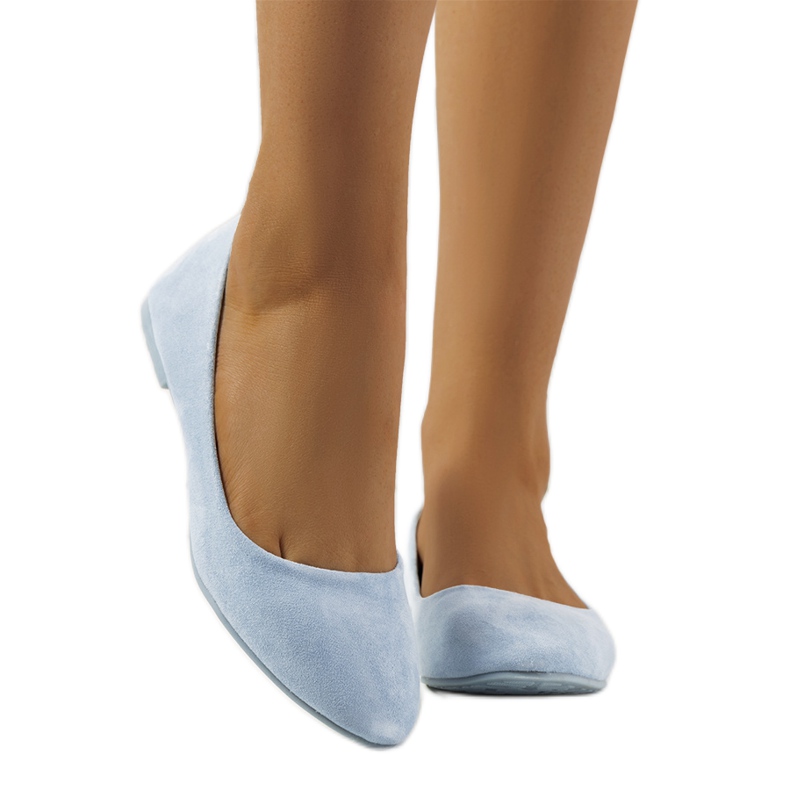 Pauline plave balerine plava