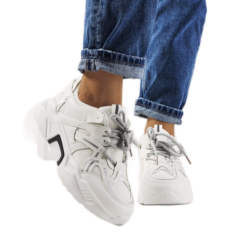 Delois ženske bijele tenisice bijela