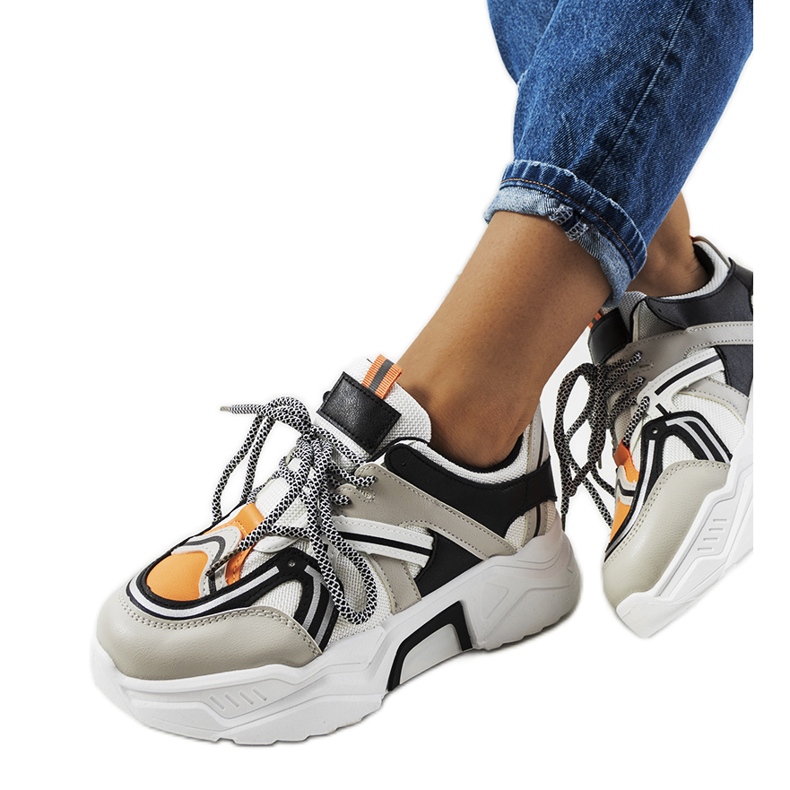 Delois ženske sive tenisice crno