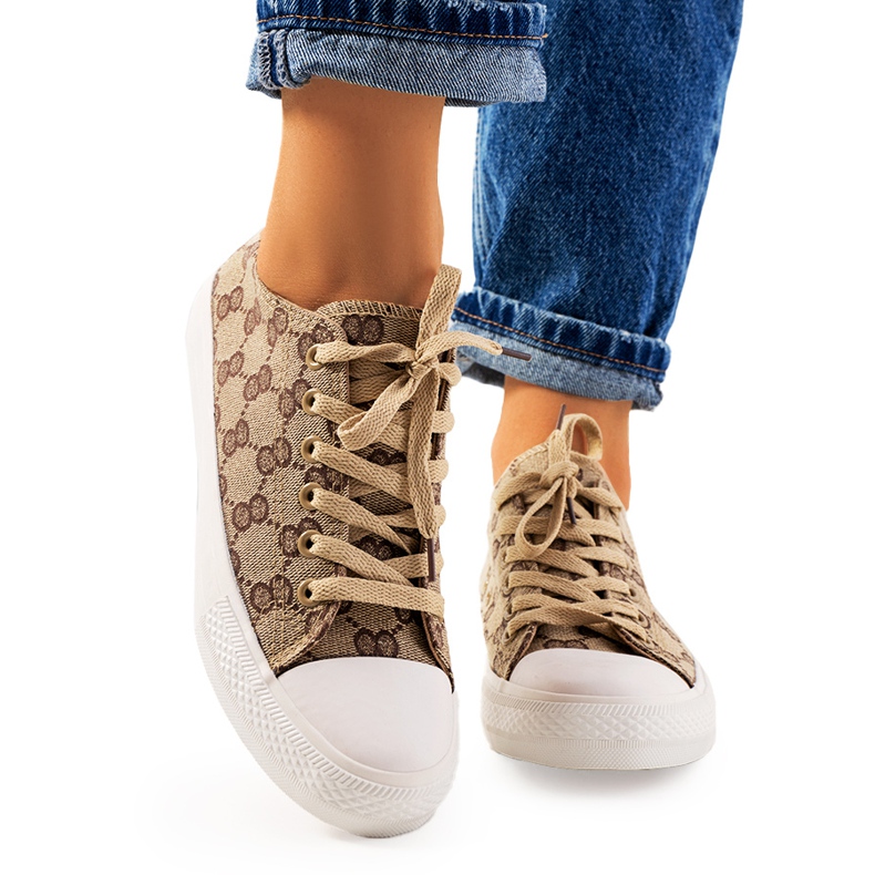 Sheila ženske bež tenisice smeđa