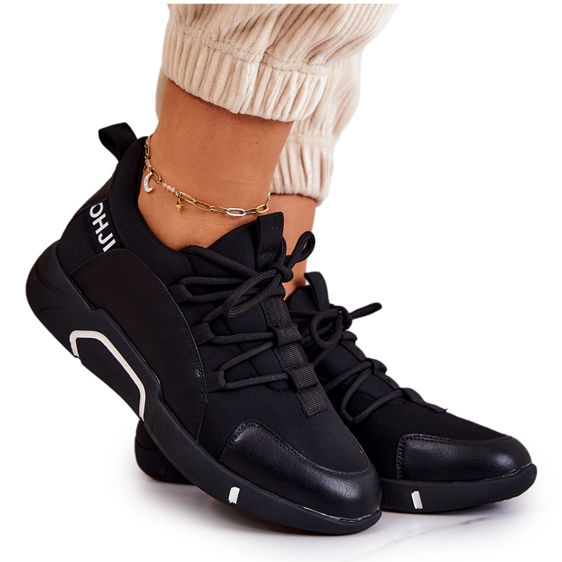 Vinceza Sportske cipele Tenisice Slip-on crne Marvene crno