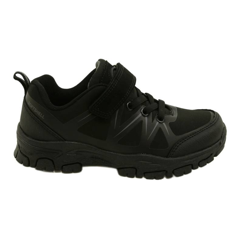 American Club Američke softshell sportske cipele za čičak WT94/22 crne crno