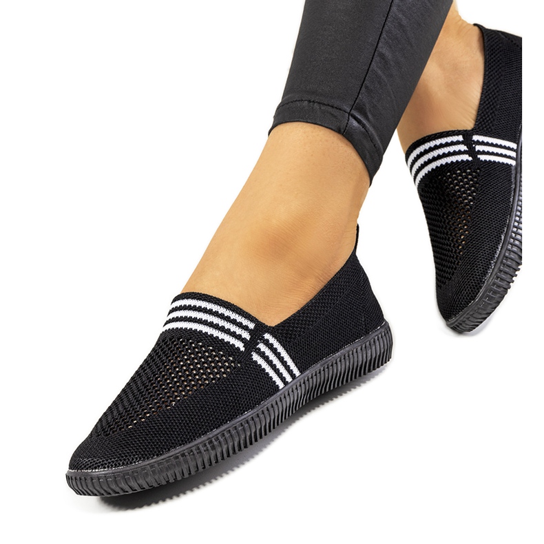 Crne Tanya ažurne tenisice crno